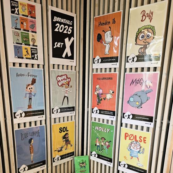 Valgplakater til Børnevalg