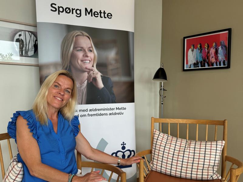 Ældreminister Mette Kierkgaard