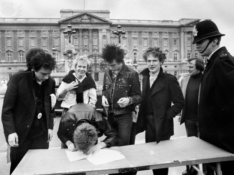 Sex Pistols. Foto fra Britannica Image Quest