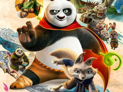 Kung fu panda 4 - filmplakat