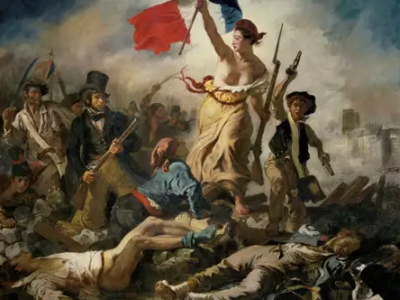 Eugène Delacroix: La Liberté guidant le peuple. Louvre (1830)