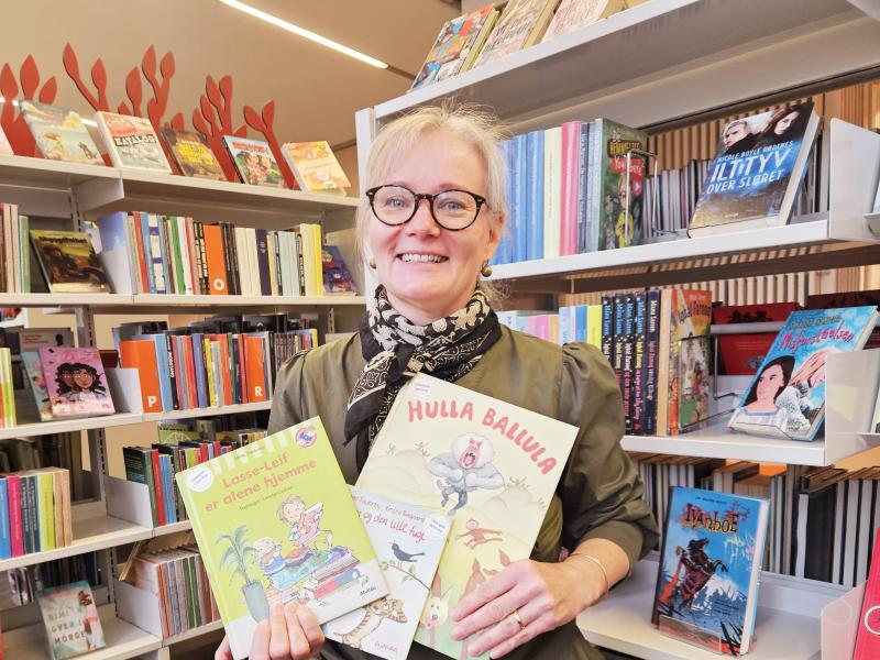 Bibliotekar med bøger