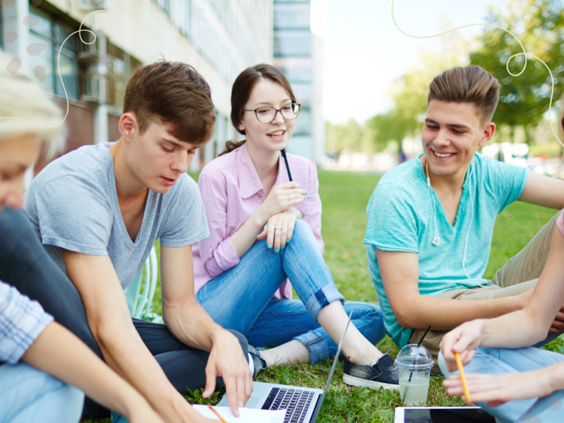Gruppe af studerende