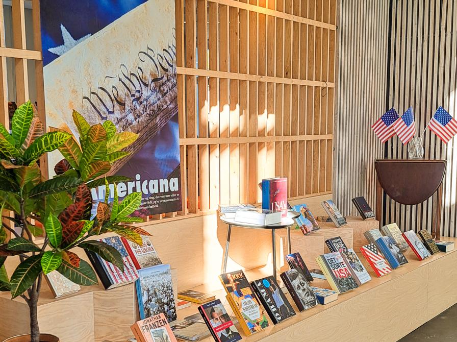 Udstilling med amerikansk tema