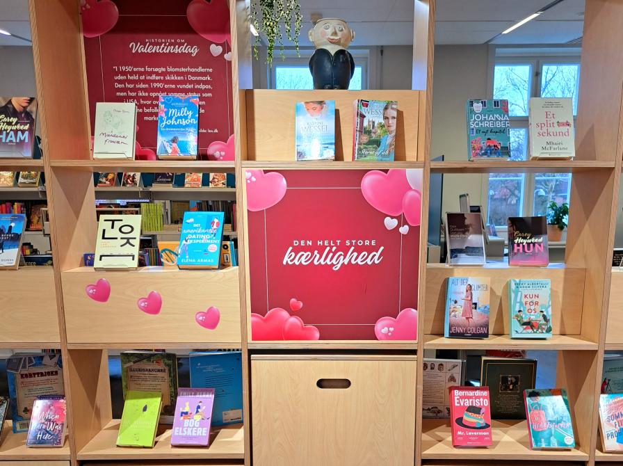 Udstilling med kærlighedsbøger