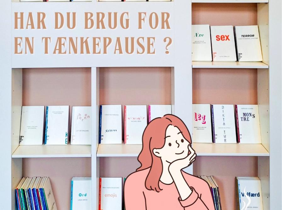 Reol med Tænkepauser