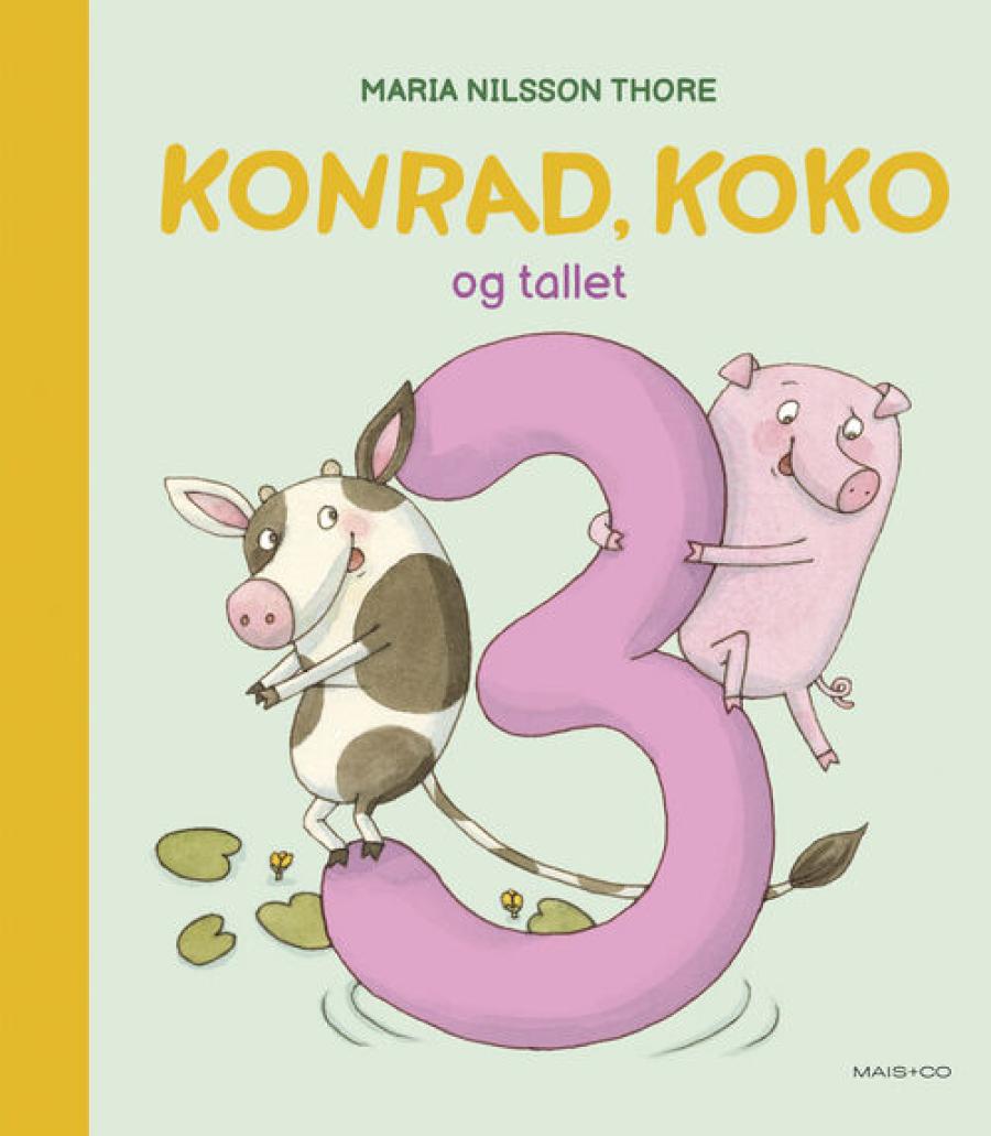 Forside af bogen Konrad, Koko og tallet 3