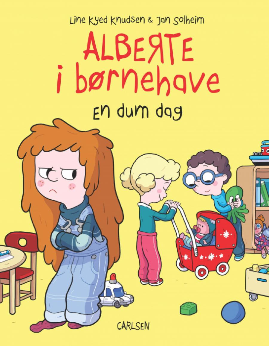 Forside af bogen Alberte i børnehave - en dum dag