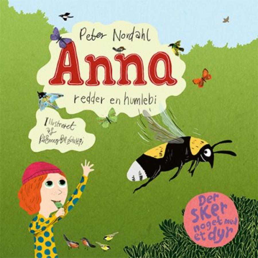 Forside bogen Anna redder en humlebi