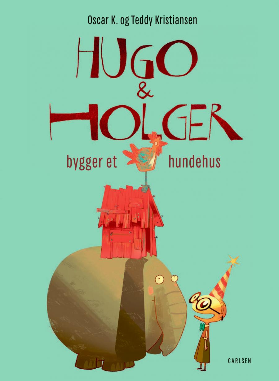 Forside af bogen Hugo og Holger bygger et hundehus