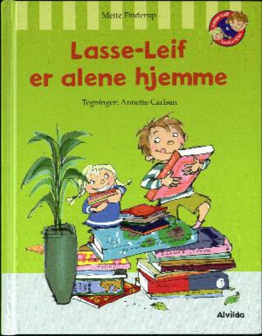 Forside af bogen Lasse-Leif er alene hjemme